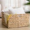 XXXL Jumbo Foldable Wicker Basket,20‘' x 20‘' x 12‘' Extra