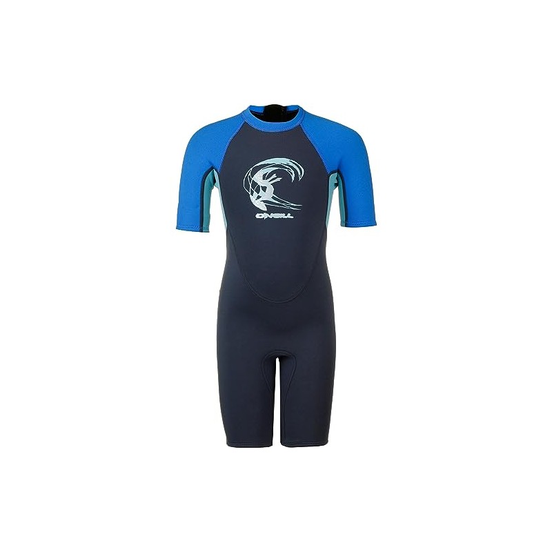 O'Neill Wetsuits Unisex Baby Toddler Reactor 2mm Spring Wetsuit, Slate/Sky/Ocean,