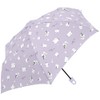 Folding Umbrella 53.5cm Kids Carabiner Folding Umbrella Small Bird Purple