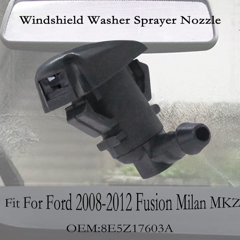 Amavoler Windshield Washer Nozzles Wiper Spray Replacement Fit For 08-12