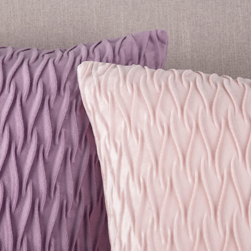 Madizz Pack of 2 Super Soft Velvet Decorative Cushion Covers