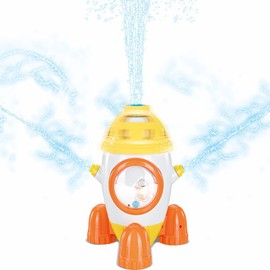 Outdoor Water Sprinkler for Kids Octopus  Rotating Sprinkler Toys Summer Water Toy for Boys and Girls
