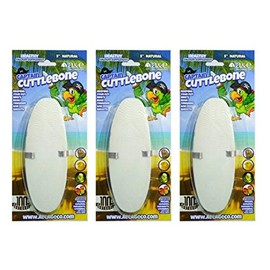 A&E Cage Captain Cuttlebone, 5 Inch, Healthy Calcium Supplement for Finches, Canaries, Parakeets, and Lovebirds (3 Pack - 5 in)
