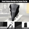 Asasytal Indoor Motorcycle Cover, Elastic Breathable Soft Velvet Stretch Fabric