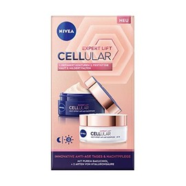 NIVEA Cellular Expert Lift Multi-Effect Anti-Age Care Set Day & Night Cream Moisturising Face Care for Firm and Younger Looking Skin