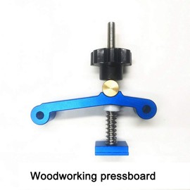Woodworking T-Track Clamp Set, Hold Down Clamps for T-Slot Tracks, for Wood and Metalworking Applications