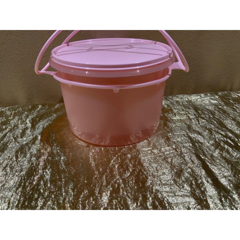 New Beautiful and Bright Round Tupperware Bucket/Contain