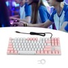 Mechanical Keyboard 87 Keys Blue Switch Ergonomic Multicolor Backlight Design