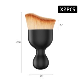 NINVVS 2 pieces of car interior cleaning soft brushes, multi-function soft-bristled cleaning brushes, car interior cleaning soft-bristled brushes, dust removal and ash removal soft-bristled brushes