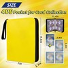 Houselog 400 Pocket Card Binder Collect Holder,Trading Card Binder With