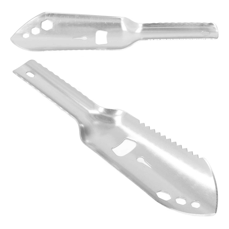 Multipurpose Camping Shovel Aluminum Alloy Small Survival Multitool Shovel for