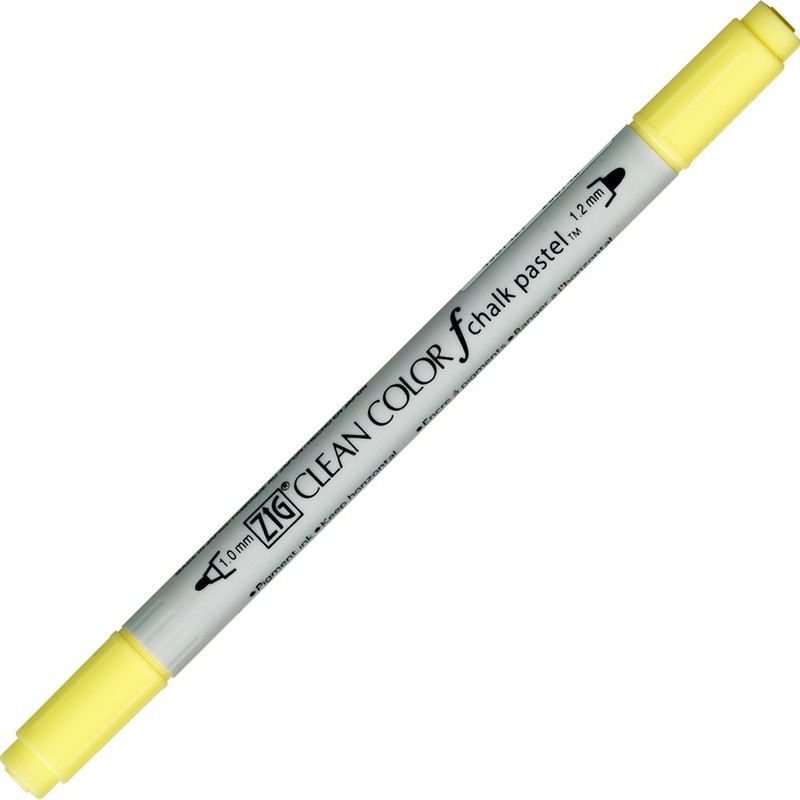 呉竹 ZIG クリーンカラーf チョークパステル イエロー TCS-6500-050