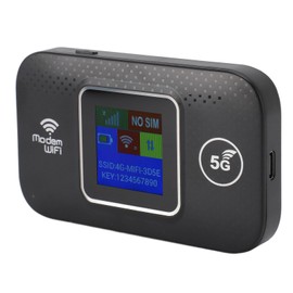 Mobile Router, 4G Mobile WLAN Hotspot Portable WLAN for On the Go Router SIM Card 300 Mbit/s High Speed to 10 WLAN Devices