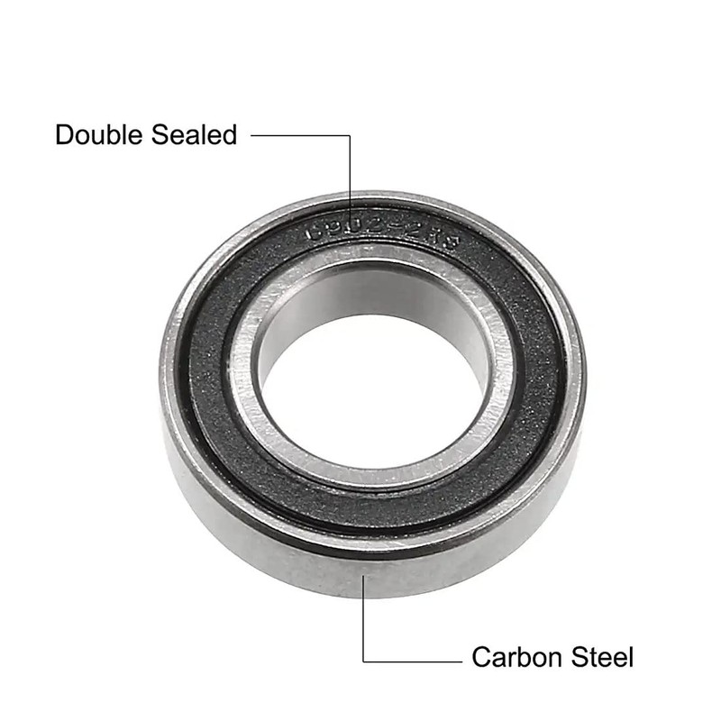 Pack of 4 6902-2RS Deep Groove Ball Bearings 15 mm