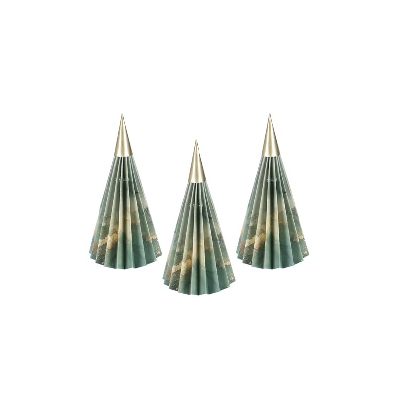 Ideen mit Herz Magnetic Folding Fir Trees, Honeycomb Trees, Decorative