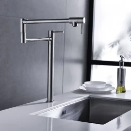 Extension Shank Kitchen Faucet Pot Filler with Premium FeaturesColor: as Pic Color