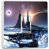 Alien planet Space tundra light switch photo cover sticker (10480248)