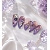 Magnet Nail Purple Serenity ✨ - M-Almond / 자석네일 퍼플