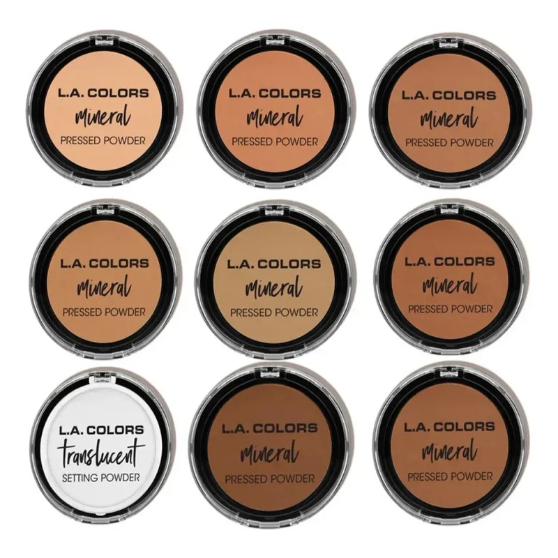 Polvo Compacto Mineral Pressed Powder L.a. Colors True Beige