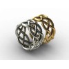 Utopia3D Celtic Knot Ring 10mm Wide CAD File Sizes 4