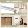 BarnBase 10FT Double Pocket Door Track Kit, 2 Sets of