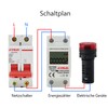 JOYELEC LCD Digital 220 V Electricity Meter, DIN Rail KWh