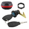 Scooter Fitting Tail Lock, Rear Storage Trunk Lock Aluminum Sturdy