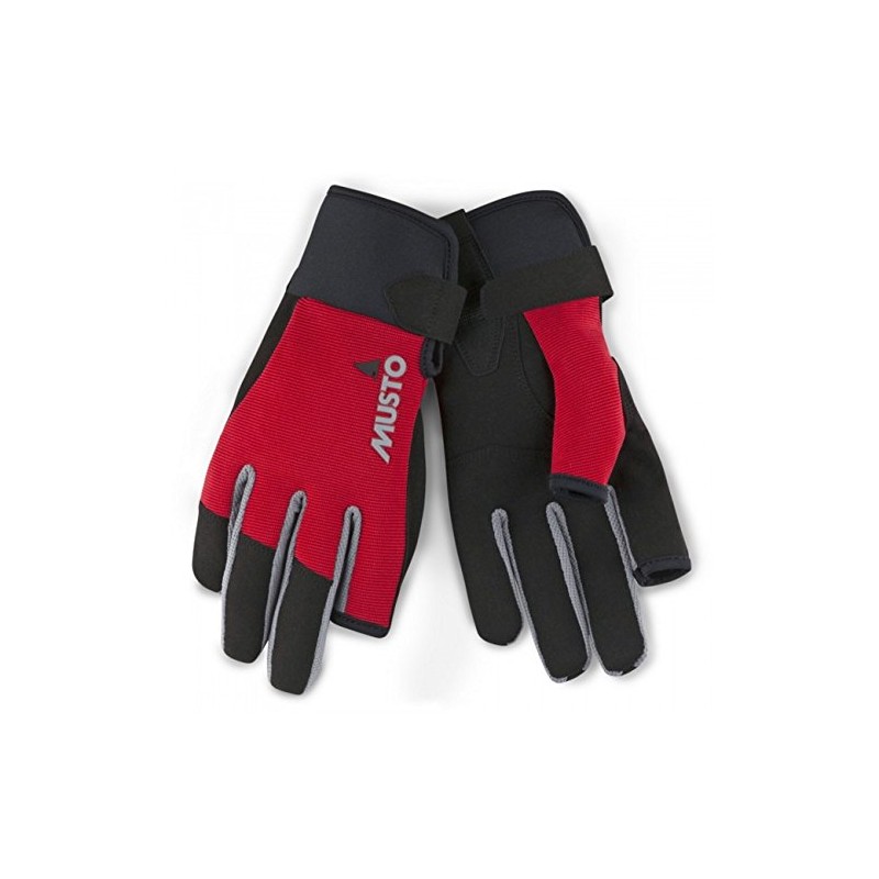 Musto Essential Sailing Long Finger Gloves Red - Unisex -