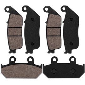 Sollon Front and Rear Brake Pads for Suzuki 650 AN 650 Burgman Skywave 650 2003-2018, Burgman 650 AN 650 Executive/Skywave Brake Pad Set