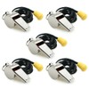 Hipat Whistle, 12 Packs Sports Whistles with Lanyard, Loud Crisp