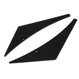 Set of 4Pcs ABS Auto Car Front Bumper Lip Splitter Fins Body Spoiler Canards Valence