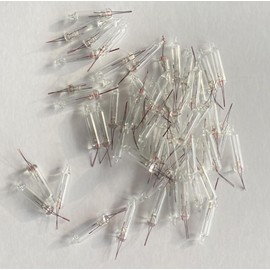 Generic 12 Volt Mini Christmas Replacement Bulbs for Incandescent String Lights, Pinched Base, 0.96 Watt, 80 mA (20), White