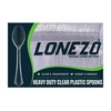 Lonezo [50 Count] Clear Plastic Spoons Clear Spoons Plastic Disposable