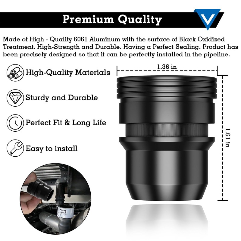 Black F150 Blow Off Valve Mod - Vent to Atmosphere