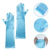 Lystaii Long Opera Party 20s Satin Gloves Stretchy Elbow Length