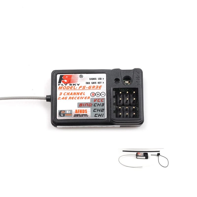 RC FS GT3B Radio Transmitter Receiver 2.4GHz LCD Transmitter with