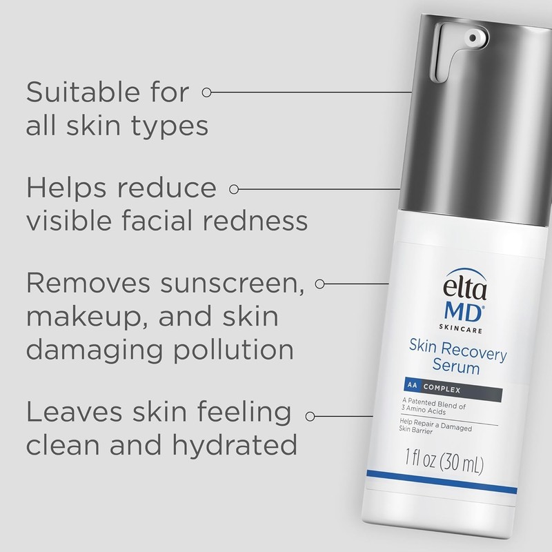 Elta MD Skin Recovery Face Serum Redness Relief Facial visibly