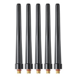 sourcing map 5pcs TIG Back Cap 41V24 Fit Welding Torch WP-9, WP-20, WP-25 Long Back Cap for TIG Torch Part Accessory Replacement Part