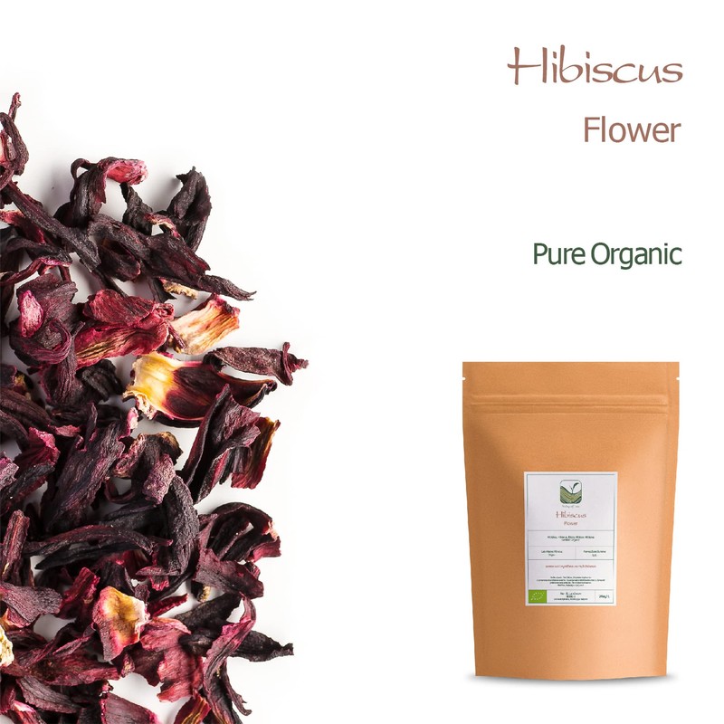 Hibiscus Organic Flowers Herbal Tea - Lemon Tart & Berry