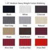 5 Yard Cotton Webbing - 1 1/4" Medium Heavy Weight
