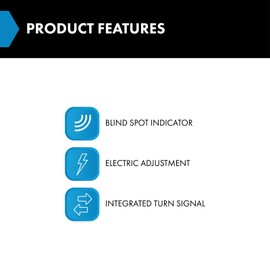 TRQ Passenger Side Power Mirror Smooth Black Manual Fold Without Memory Compatible with 2020-2022 Mazda CX-30 MA1321246