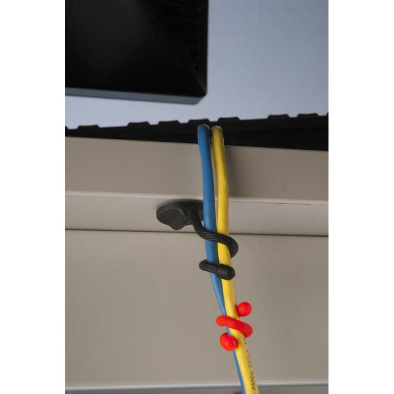 Nite-ize Gear Tie Mountable Cable Organiser – Black, 7.6 cm,