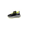 DRD Kids Turbo Orthopedic Friendly Shoe Black/Lime 4.0Y Wide Width