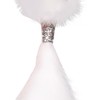 Pom Pom Car Pendant Rhinestone Embedded Sturdy Metal Cute Animal
