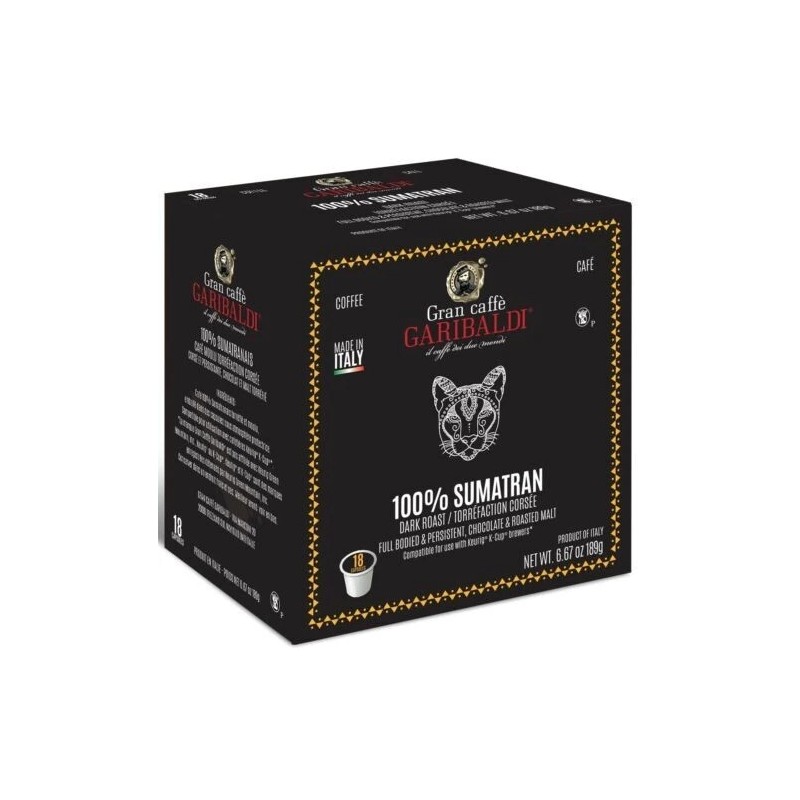 Gran Caffe Garibaldi 18 CT Single Serve Coffee Cups for