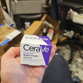 Cerave NEW! IN BOX! CeraVe Skin Renewing Night Cream Peptide Complex  1.7oz./48g