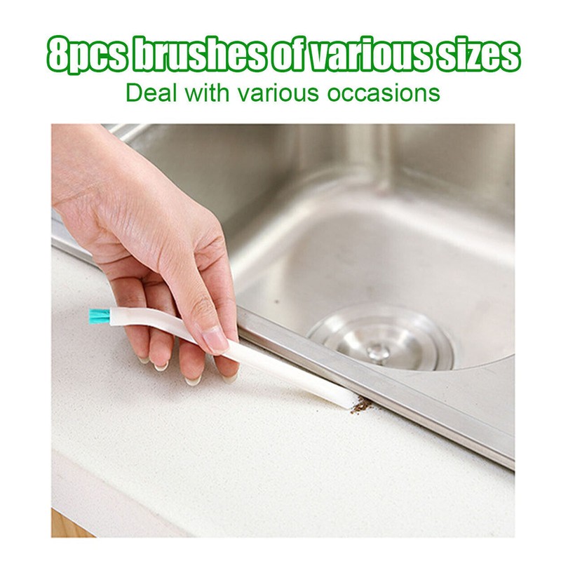 16pcs Small Cleaning Brushes Crevice Cleaning Detail Tiny Scrub Cleaner