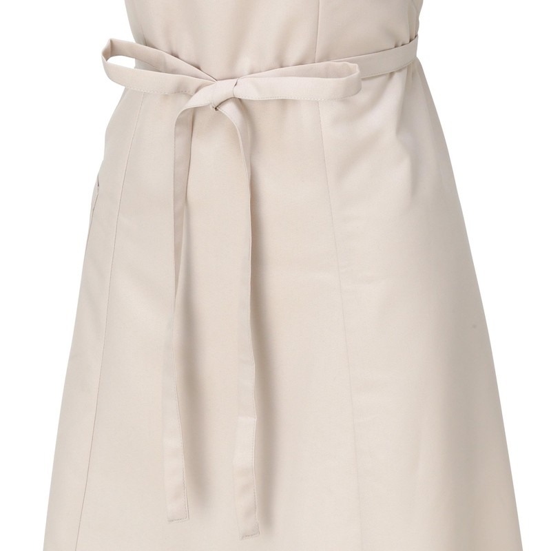 Francfranc French Mini Ruffle Full Apron, Beige