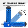 XINGWU M8 Motorcycle Foot Pegs 90 Degree Foldable Bike Pegs