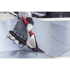 Bessey D39ASS Right Hand Cut Shape and Straight Cutting Snips, Black/Red, 230 mm